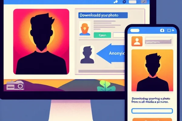Cara Mudah dan Cepat Download Foto IG dengan SaveFrom.net "Ilustrasi cara mudah dan cepat download foto Instagram menggunakan SaveFrom.net"